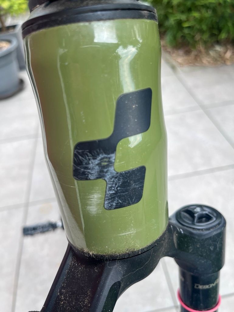Cube Stereo ONE55 C:62 TM 29 2023 Mountainbike usato, Verde — immagine 8 di 17