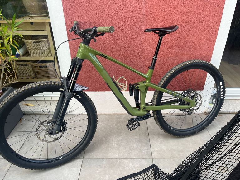 Cube Stereo ONE55 C:62 TM 29 2023 Mountainbike usato, Verde — immagine 12 di 17