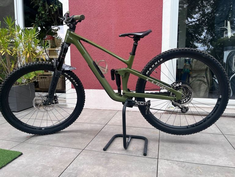 Cube Stereo ONE55 C:62 TM 29 2023 Mountainbike usato, Verde — immagine 3 di 17
