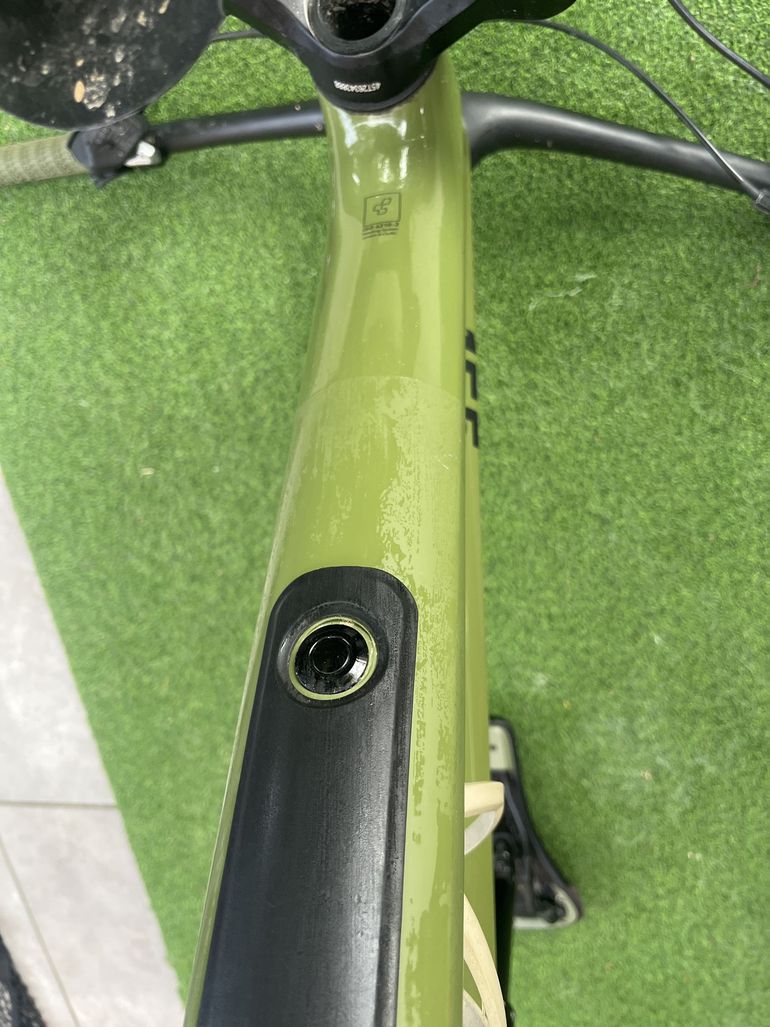 Cube Stereo ONE55 C:62 TM 29 2023 Mountainbike usato, Verde — immagine 16 di 17