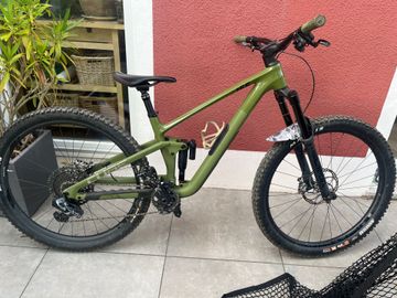 Cube Stereo ONE55 C:62 TM 29 2023 Mountainbike usato, Verde — immagine 11 di 17