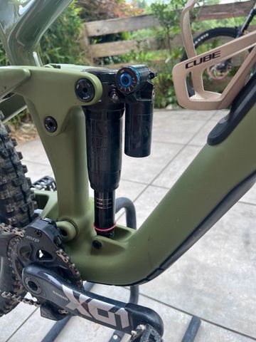 Cube Stereo ONE55 C:62 TM 29 2023 Mountainbike usato, Verde — immagine 6 di 17