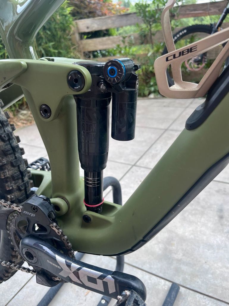 Cube Stereo ONE55 C:62 TM 29 2023 Mountainbike usato, Verde — immagine 6 di 17