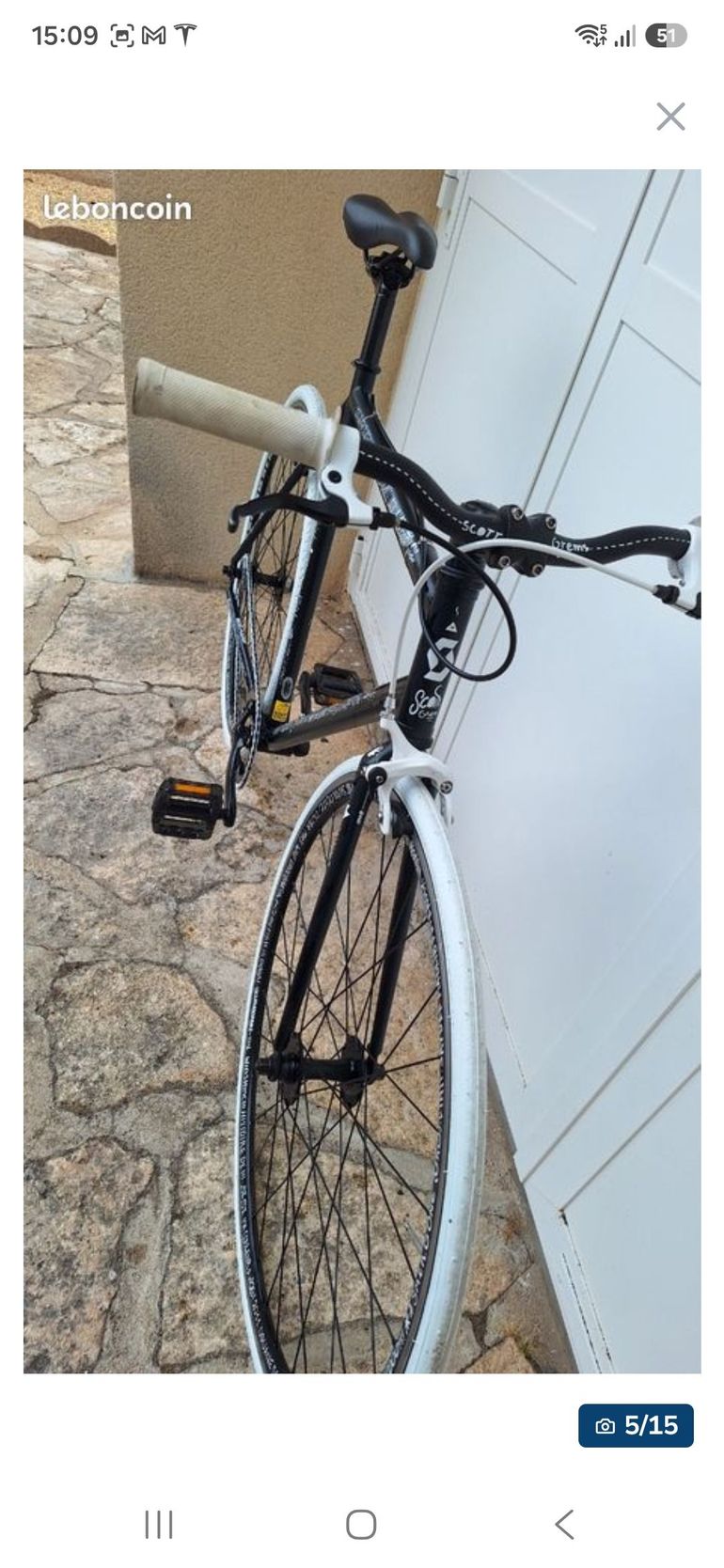 Used Scott Fixie 2012 Urban, Black — image 4 of 9
