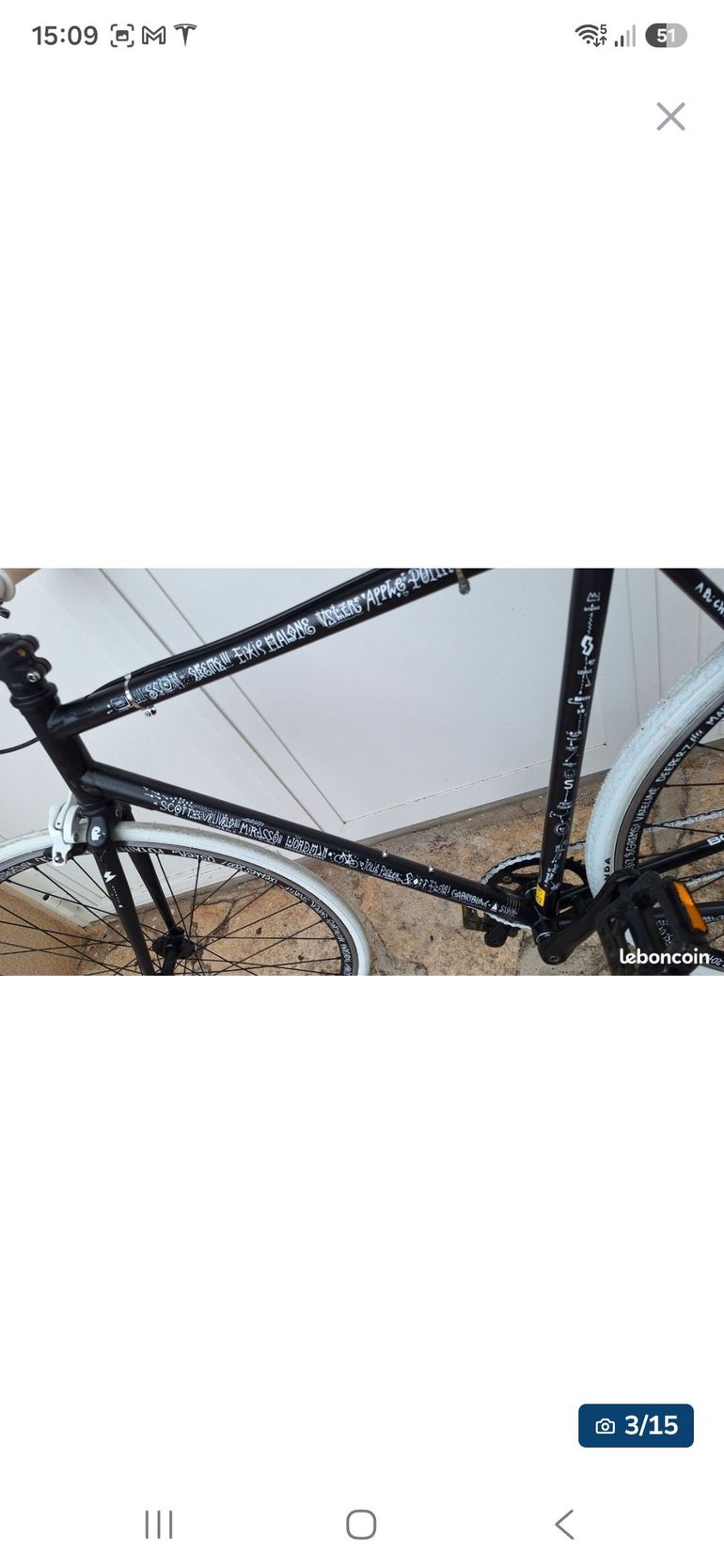 Used Scott Fixie 2012 Urban, Black — image 3 of 9