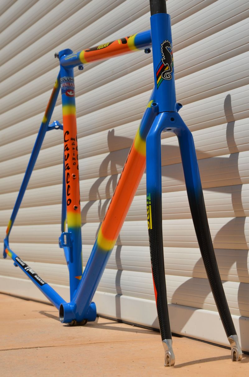 Used Cavallo Marino Vintage Cavallo Marino Racing Bicycle Frame And Fork In Columbus UltraFoco Tubing Frameset 1996 Road & Gravel