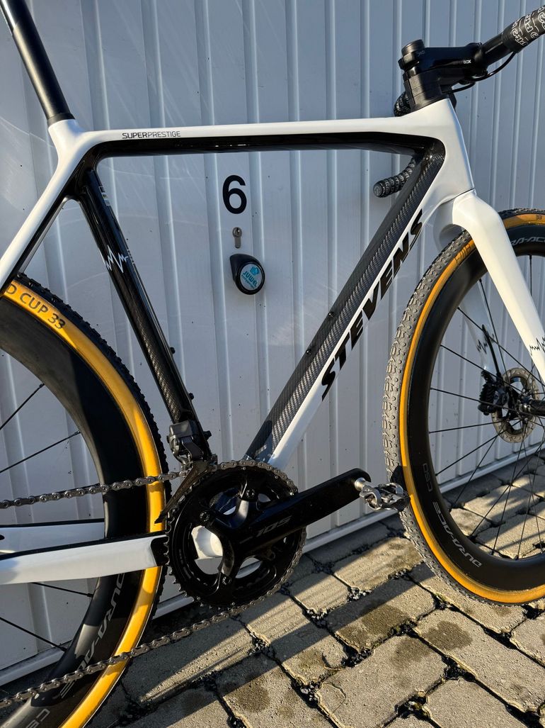 Used Stevens Super Prestige Di2 2026 2026 Road & Gravel, White — image 2 of 9