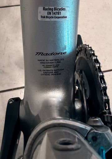 Used Trek Madone 6.5 2009 2009 Road & Gravel, Light Gray — image 13 of 20
