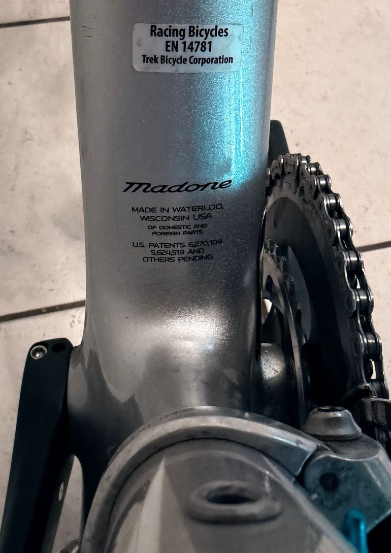 Used Trek Madone 6.5 2009 2009 Road & Gravel, Light Gray — image 13 of 20