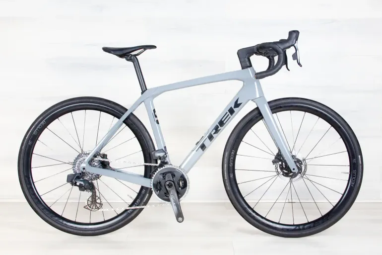 Used Trek Domane SL 7 2023 Road & Gravel, Light Gray — image 2 of 15