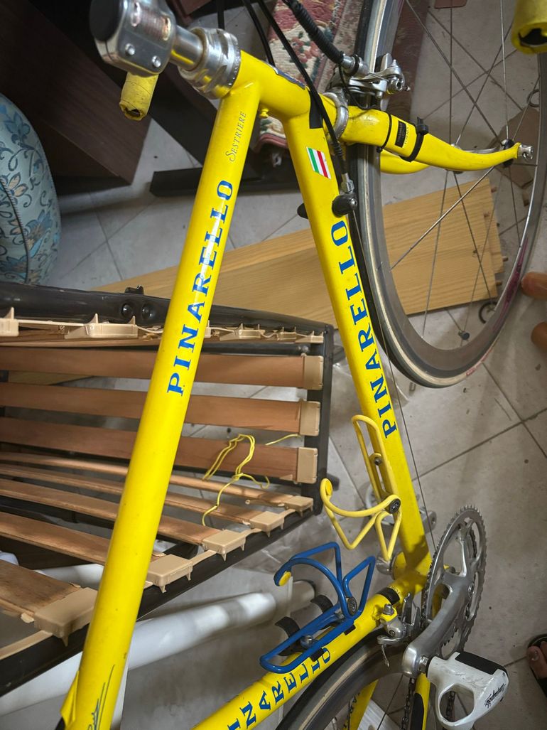 Used Pinarello Custom Shimano Ultegra Di2 1990 Road & Gravel, Orange — image 4 of 7