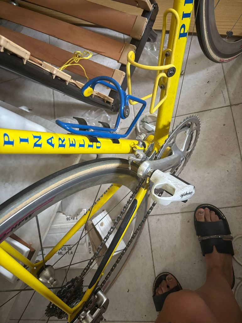 Used Pinarello Custom Shimano Ultegra Di2 1990 Road & Gravel, Orange — image 5 of 7