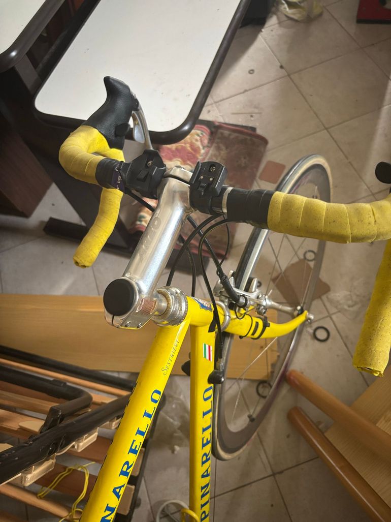 Used Pinarello Custom Shimano Ultegra Di2 1990 Road & Gravel, Orange — image 3 of 7
