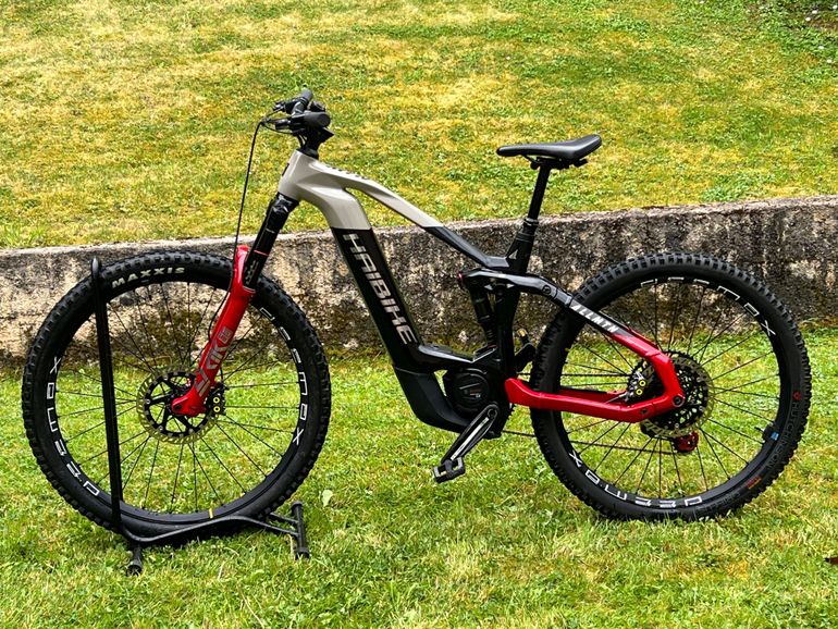 Used Haibike AllMtn CF SE 2022 2022 Mountainbike, Light Gray, 29 — image 2 of 10