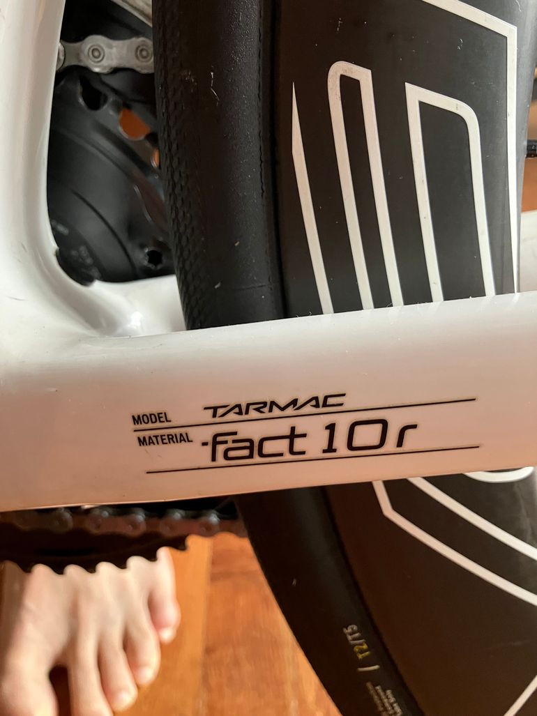 Specialized Tarmac SL6 Disc Expert 2020 Frameset 2020 Road & Gravel usato, Bianco — immagine 2 di 3