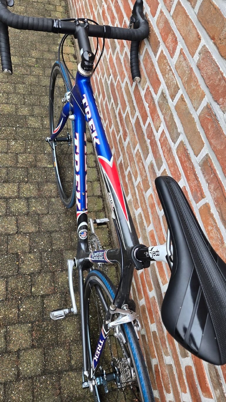 Używany Trek US Postal livery - OCLV 120 - Campagnolo Chorus 10 speed 2001 Road & Gravel — zdjęcie 20 z 24