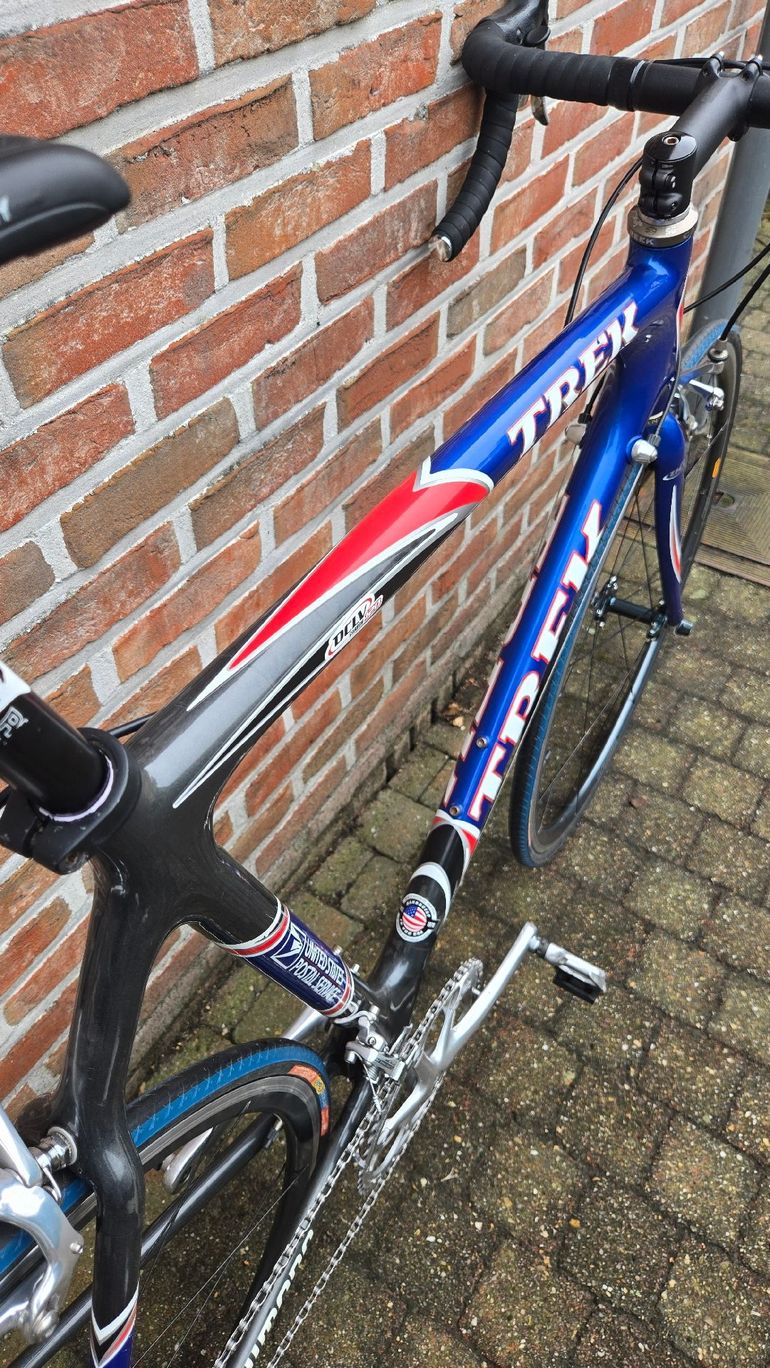 Używany Trek US Postal livery - OCLV 120 - Campagnolo Chorus 10 speed 2001 Road & Gravel — zdjęcie 11 z 24
