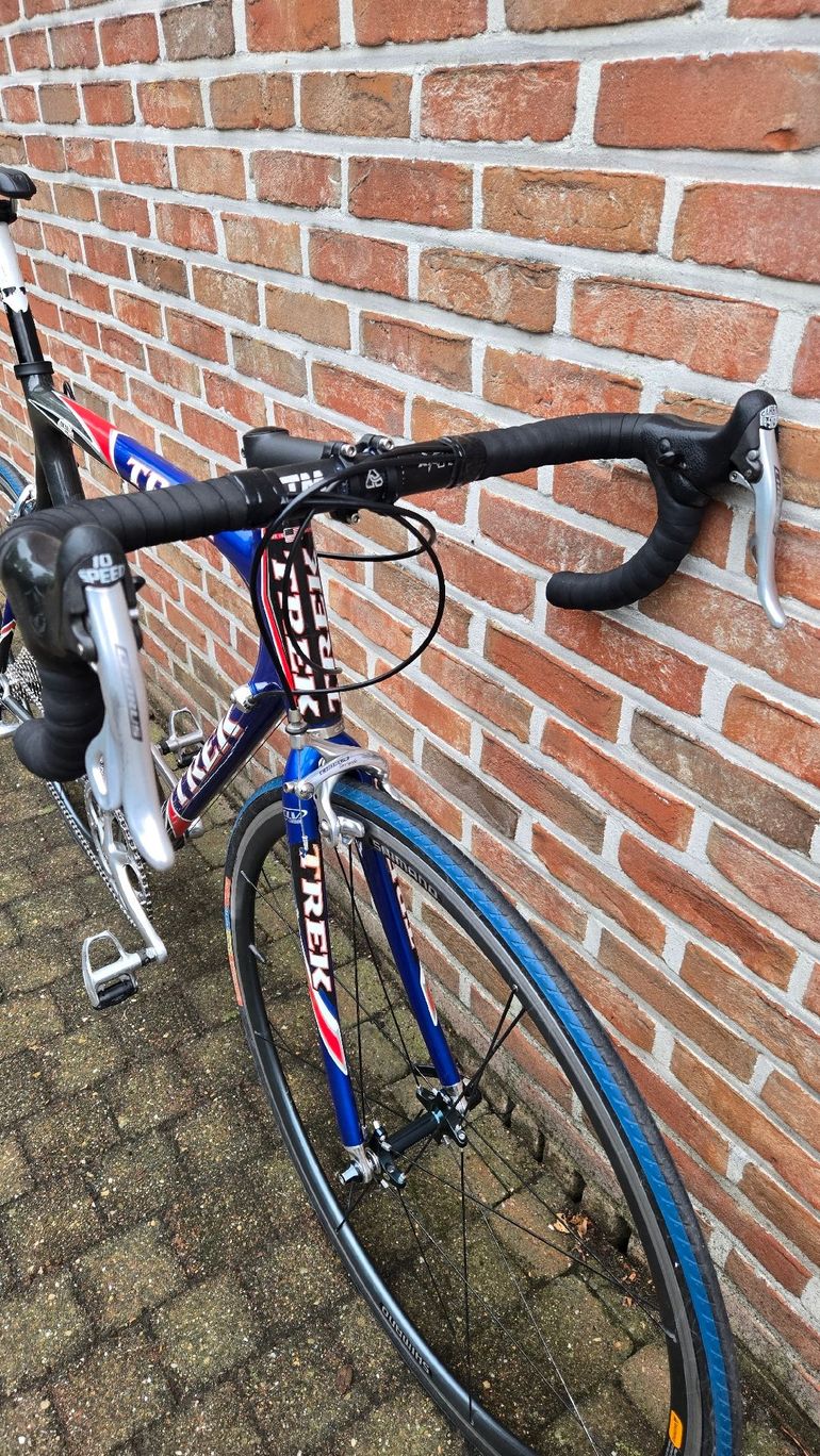Używany Trek US Postal livery - OCLV 120 - Campagnolo Chorus 10 speed 2001 Road & Gravel — zdjęcie 3 z 24