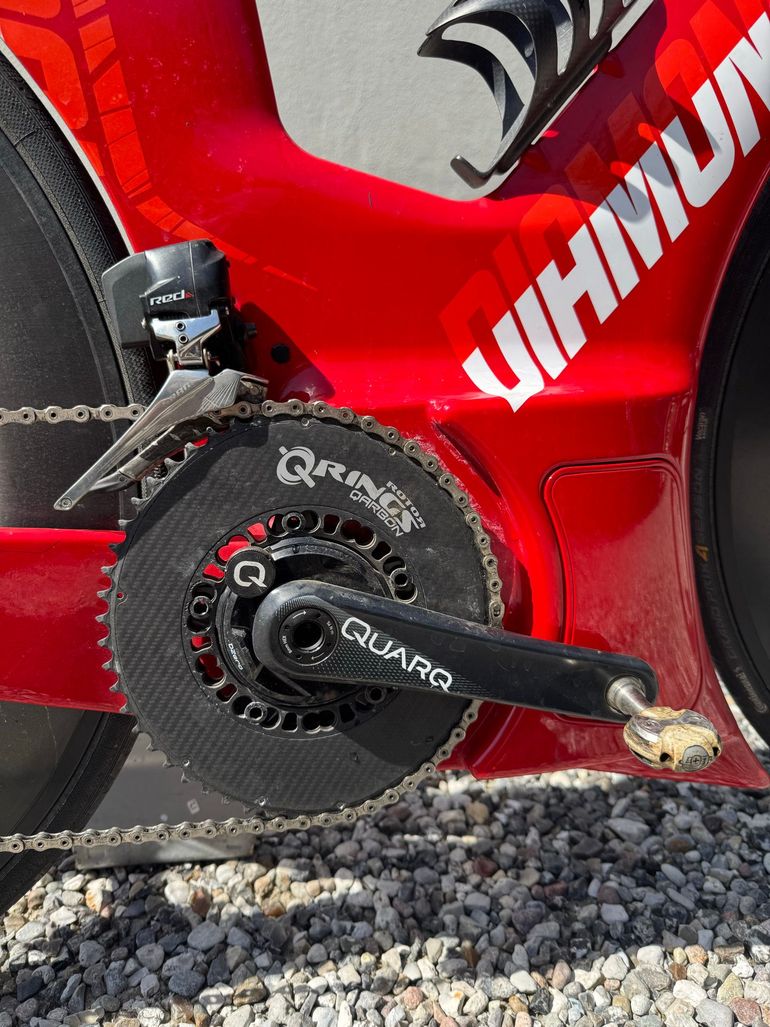 Used Diamondback Andean SRAM Red eTap triatlon 2019 Road & Gravel, Red — image 2 of 12