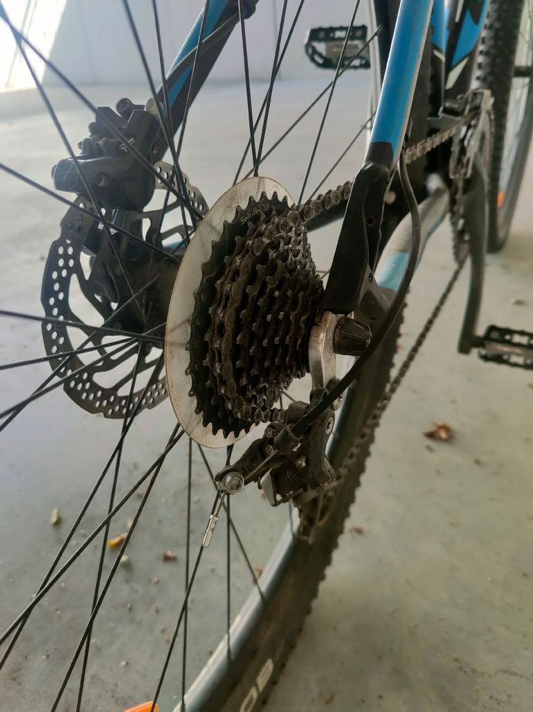 Used Scott 930 Custom Shimano Deore XT 2017 Mountainbike, Blue — image 3 of 5