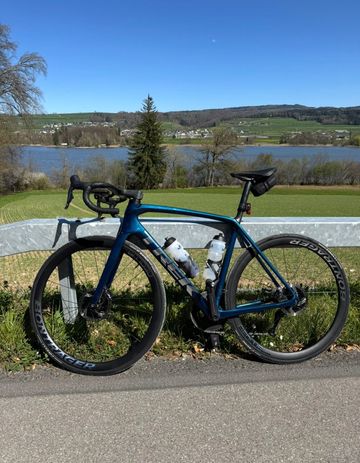 Gebrauchtes Trek Émonda SL 7 2022 Road & Gravel, Blau — Bild 5 von 7