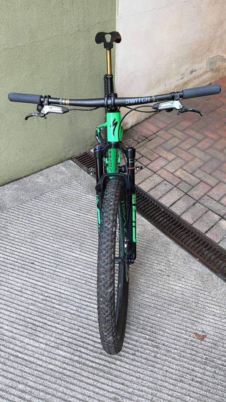 Used Specialized Epic World Cup Expert 2024 Frameset 2024 Mountainbike, Green, 29 — image 4 of 5