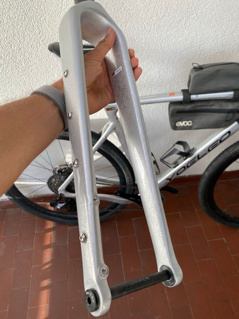 Used Yoeleo G21 frameset 2024 Road & Gravel, Light Gray — image 22 of 23
