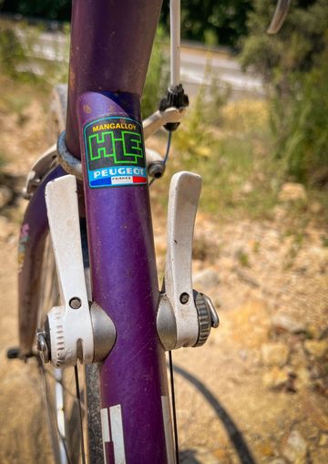 Gebrauchtes Peugeot Velo Simplex Vintage 1990 1990 Road & Gravel, Violett — Bild 7 von 9
