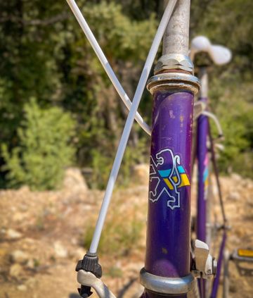 Gebrauchtes Peugeot Velo Simplex Vintage 1990 1990 Road & Gravel, Violett — Bild 6 von 9