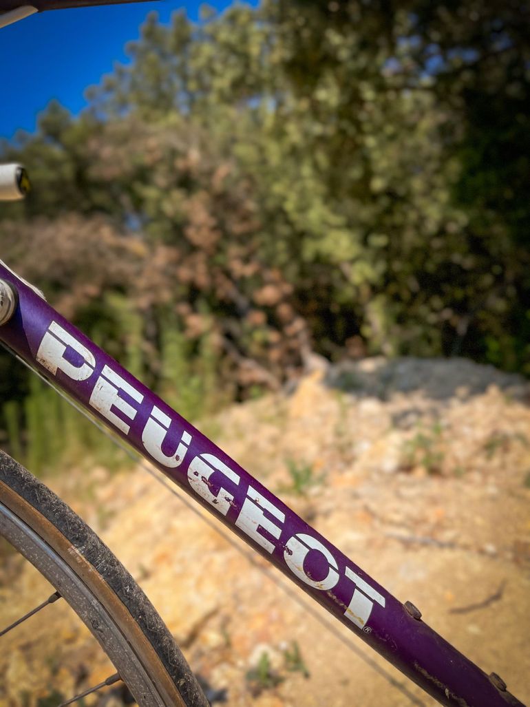 Gebrauchtes Peugeot Velo Simplex Vintage 1990 1990 Road & Gravel, Violett — Bild 2 von 9