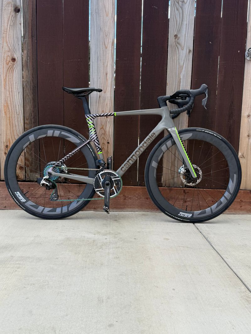 Used Cannondale 2023 Cannondale SuperSix EVO LAB71, Size 54. Black With WOW Colors 2023 Road & Gravel