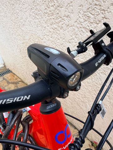 Used E-Vision VTT électrique E-Vision 27, 5” – RockShox – Bafang 250W – Shimano Altus – Hardtail 2021 Mountainbike, Red, 27.5 (650B) — image 11 of 13