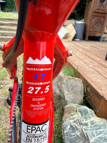 Tweedehands E-Vision VTT électrique E-Vision 27, 5” – RockShox – Bafang 250W – Shimano Altus – Hardtail 2021 Mountainbike — afbeelding 4 van 20