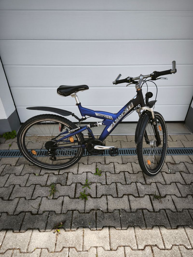 Gebrauchtes Visera Razor Alu ND Visera Razor AluND 26 Zoll Mountainbike, Fully, Shimano Schaltung 2010 MTB