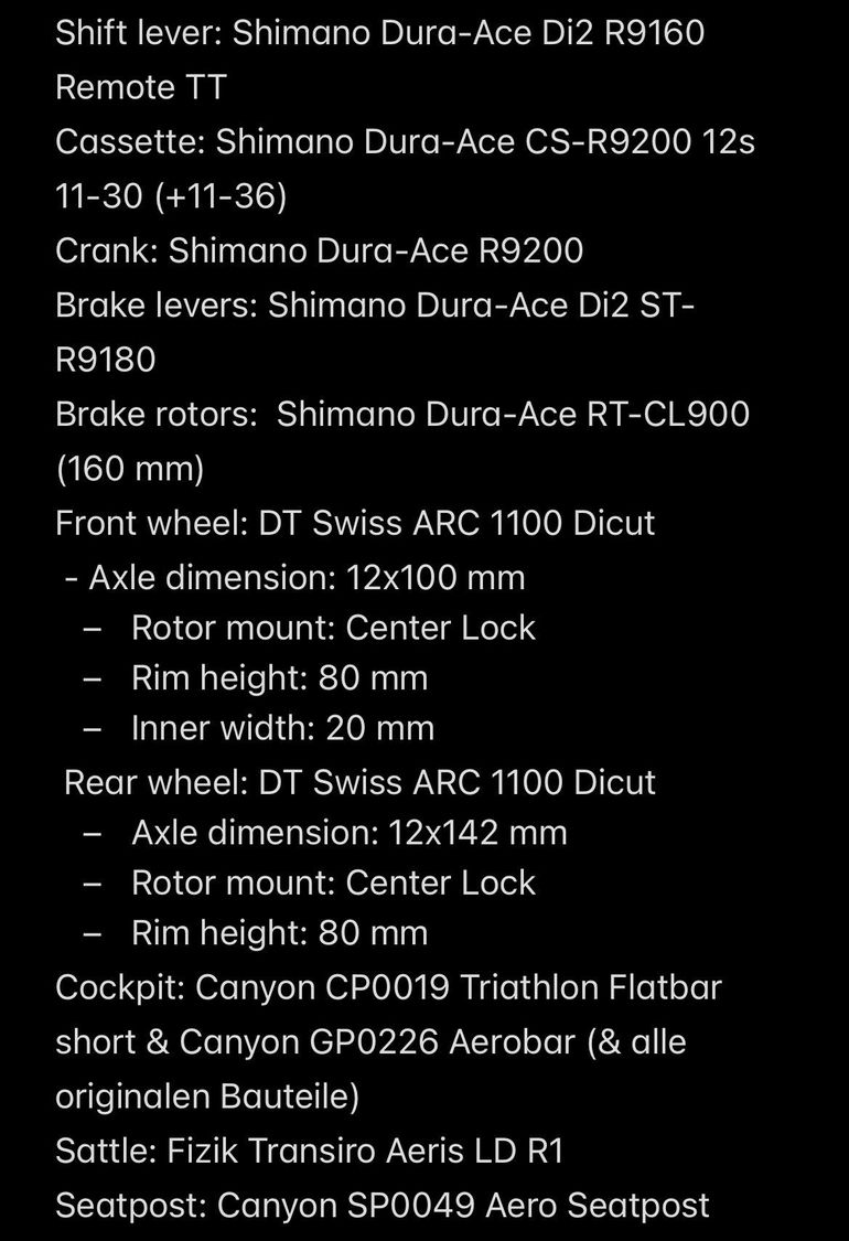 Canyon Speedmax CFR Di2 2025 2025 Road & Gravel d'occasion — image 18 sur 18