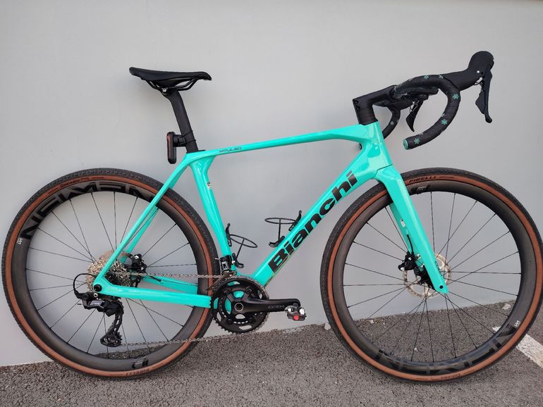 Bianchi Impulso COMP GRX 610 disc 2025 2025 Road & Gravel usato, Verde — immagine 7 di 7