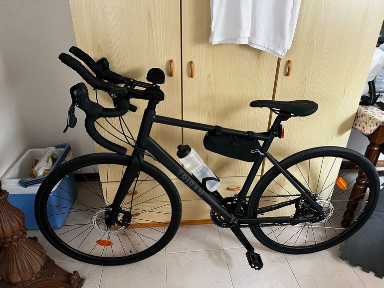 DECATHLON Custom Shimano Sora 2025 Road & Gravel usato, Nero — immagine 14 di 14