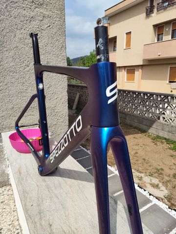 Used Spezzotto Custom Frameset 2021 Road & Gravel, Blue — image 6 of 6