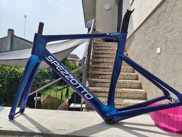 Used Spezzotto Custom Frameset 2021 Road & Gravel, Blue — image 2 of 6