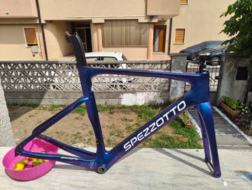 Used Spezzotto Custom Frameset 2021 Road & Gravel, Blue — image 1 of 6