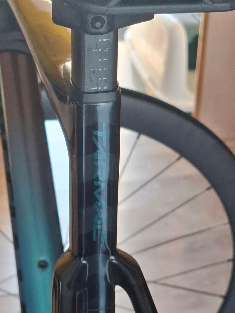Gebrauchtes Specialized Tarmac SL7 Expert 2021 Frameset 2021 Road & Gravel, Blau — Bild 7 von 7
