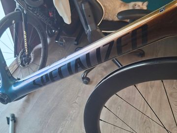 Gebrauchtes Specialized Tarmac SL7 Expert 2021 Frameset 2021 Road & Gravel, Blau — Bild 3 von 7