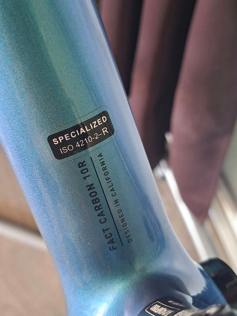 Gebrauchtes Specialized Tarmac SL7 Expert 2021 Frameset 2021 Road & Gravel, Blau — Bild 6 von 7
