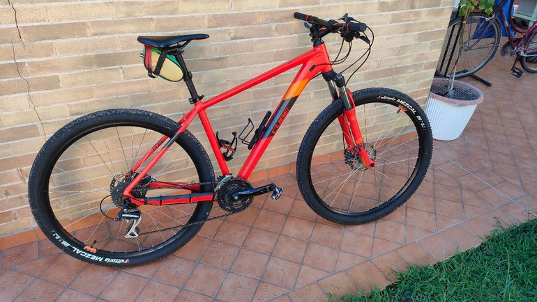 Gebrauchtes CUBE Aim Shimano Acera 2020 Mountainbike, Rot — Bild 2 von 8