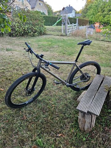 Gebrauchtes Sauvage Custom SRAM X01 Eagle 2022 Mountainbike, Hellgrau — Bild 2 von 11