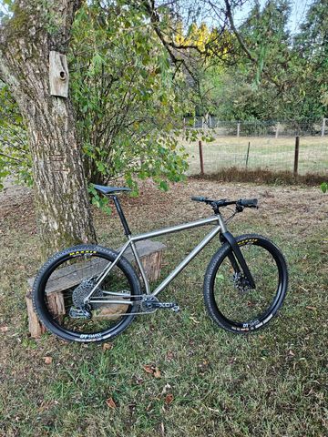 Gebrauchtes Sauvage Custom SRAM X01 Eagle 2022 Mountainbike, Hellgrau — Bild 1 von 11