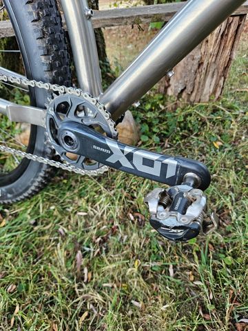 Gebrauchtes Sauvage Custom SRAM X01 Eagle 2022 Mountainbike, Hellgrau — Bild 4 von 11