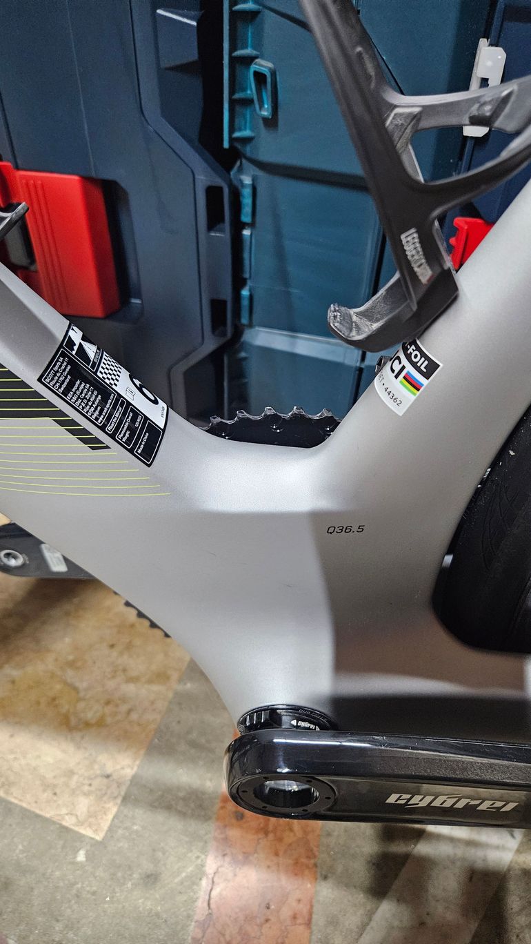 Used Scott Foil RC 30 2024 Frameset 2024 Road & Gravel, Light Gray — image 2 of 10