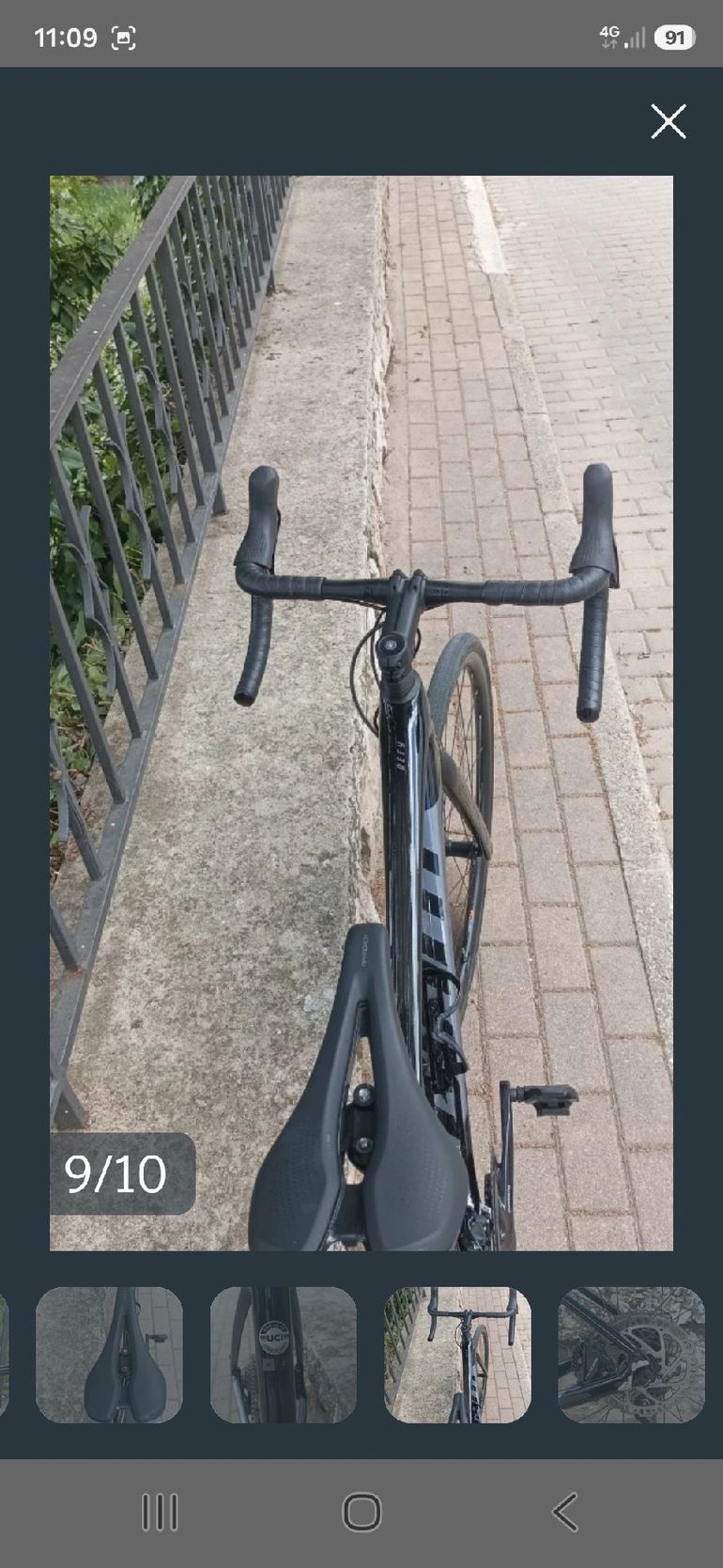 Used Giant Defy Advanced 1 2022 2022 Road & Gravel, Black — image 2 of 10