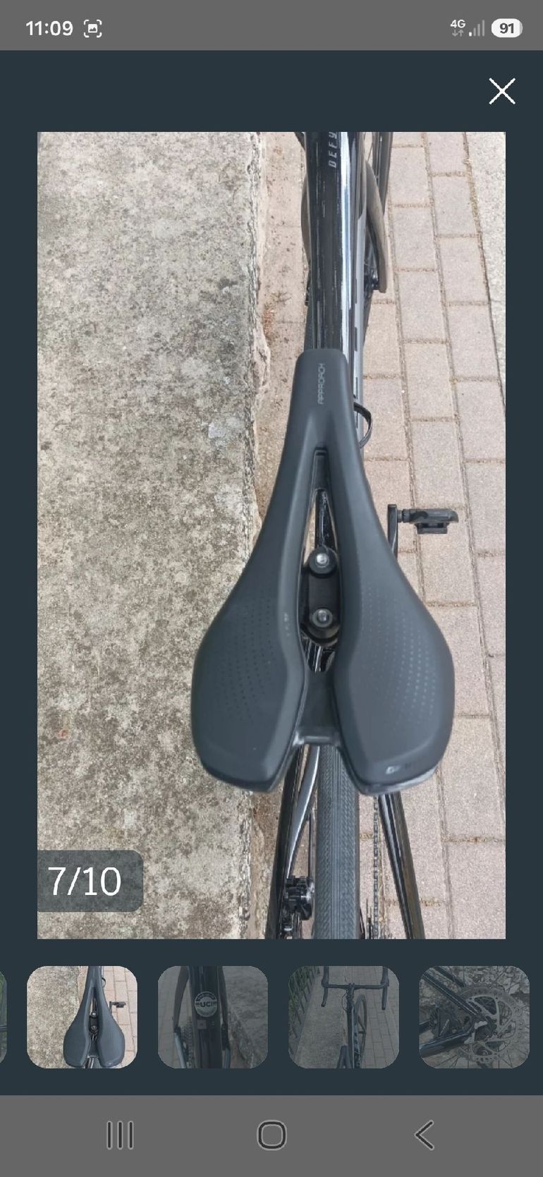 Used Giant Defy Advanced 1 2022 2022 Road & Gravel, Black — image 4 of 10